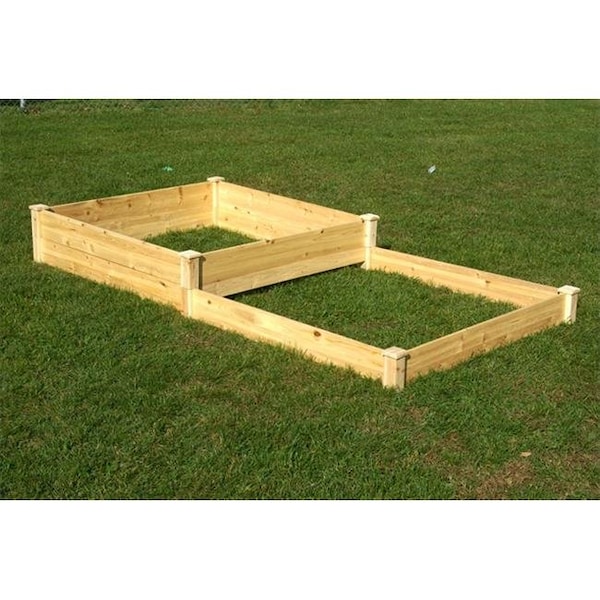 Riverstone Industries Eden RGB-48511 4 Ft. x 8 Ft. x 11 In. Quick Assembly Raised Garden Bed